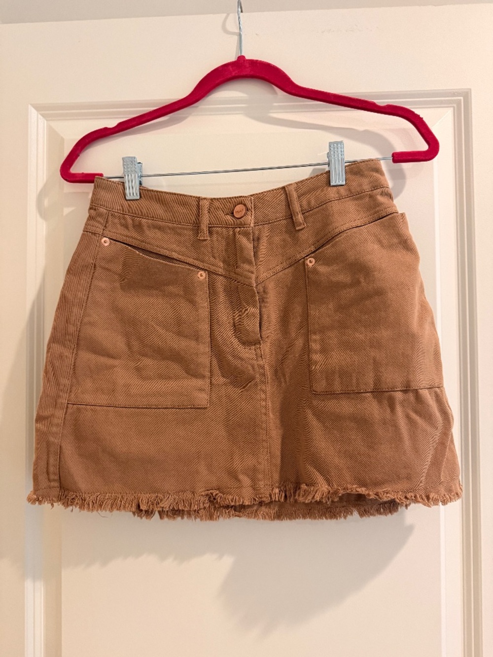 Deluc Brown Denim Skirt